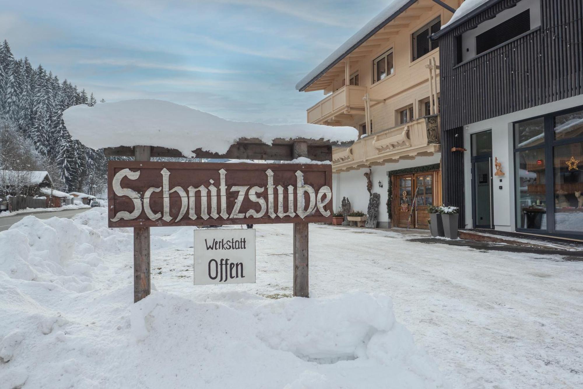 Alte Bildhauerei Apartment Aurach bei Kitzbuehel Luaran gambar